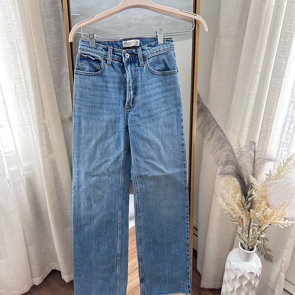 Abercrombie & Fitch Light Blue High Rise Jeans